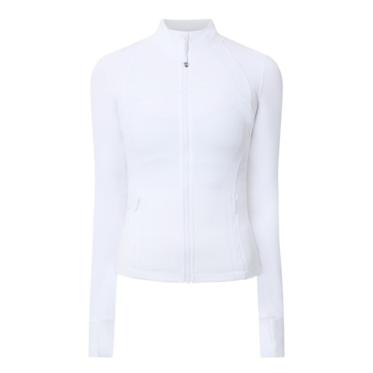 White Lululemon zip up ￼
