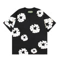 Black denim tear t-shirt